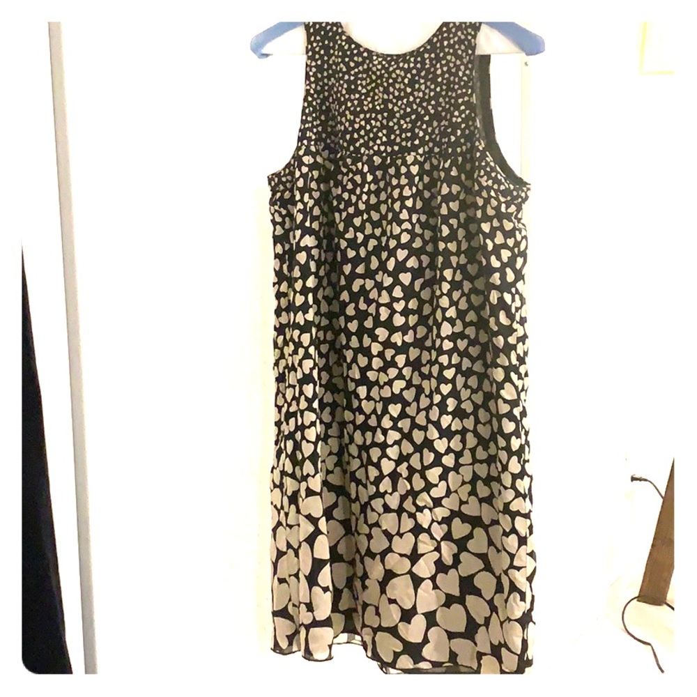 Anthropologie Anna Sui Heart Print dress